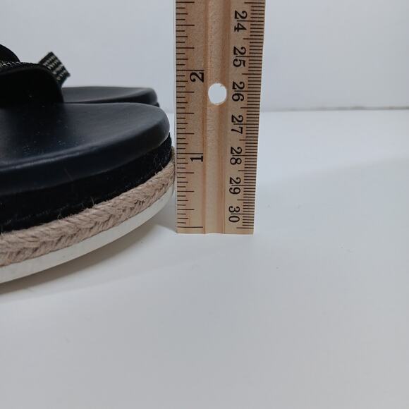 Vince Camuto Rallsan Leather Rhinestone Sandals Black size 8 - Picture 5 of 11